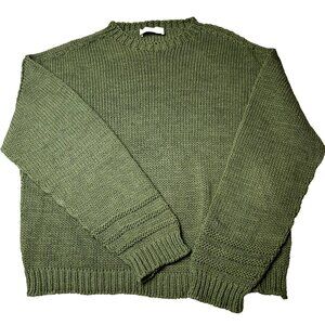 Momoni Women's Knitted Sweater Cardigan Pullover Long Sleeve‎ Green, XS Italy